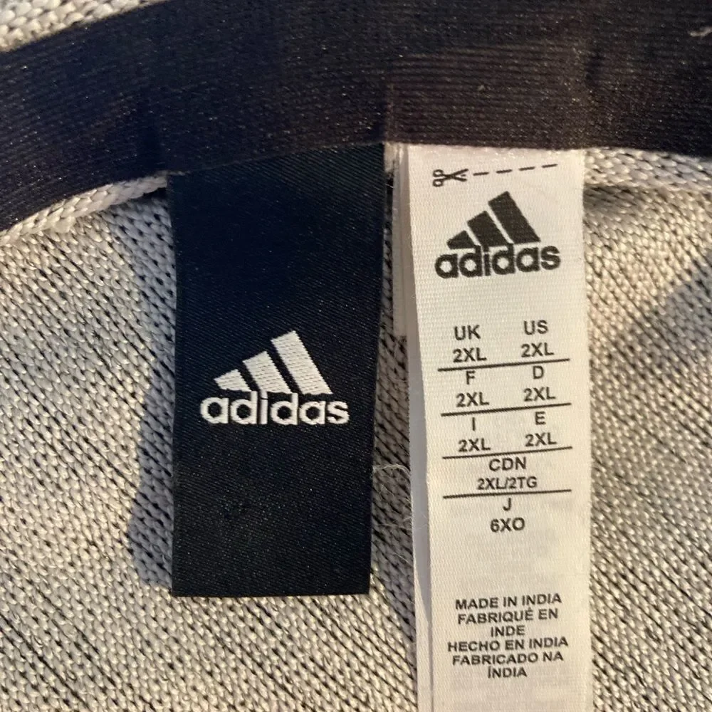 Adidas Sweatshirt Jacket Men’s Size XL Hoodie Zip Up